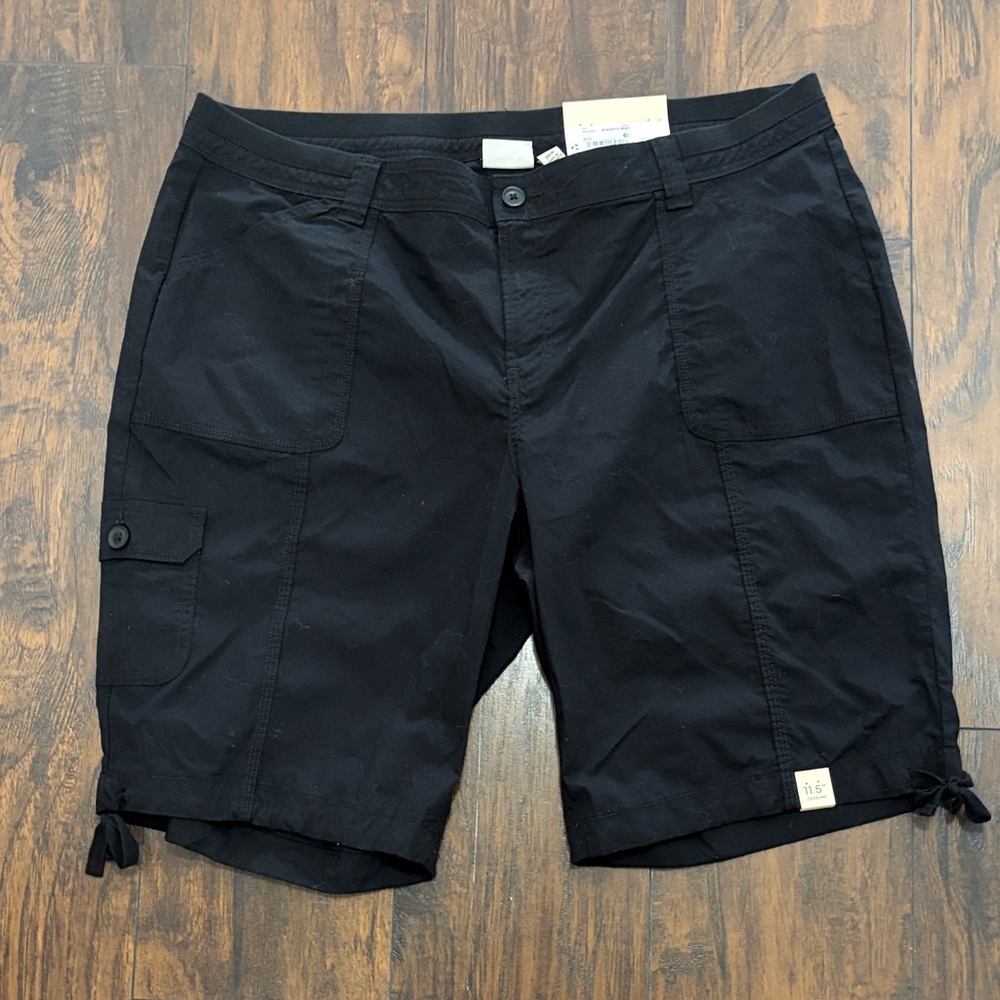 St. John's Bay Woman’s Dark Cargo Shorts